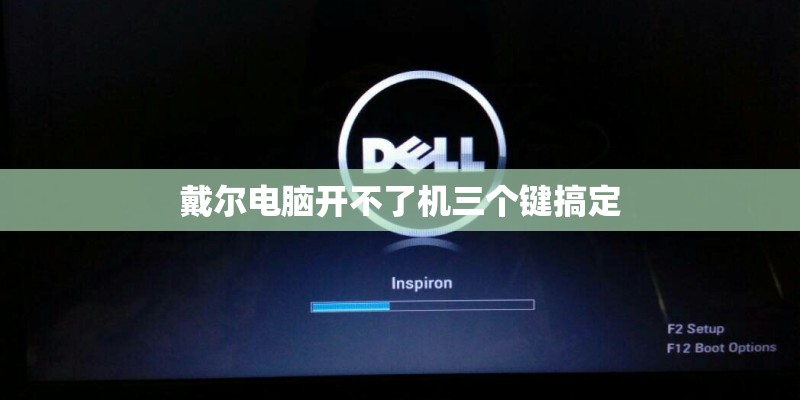 戴尔电脑开不了机三个键搞定