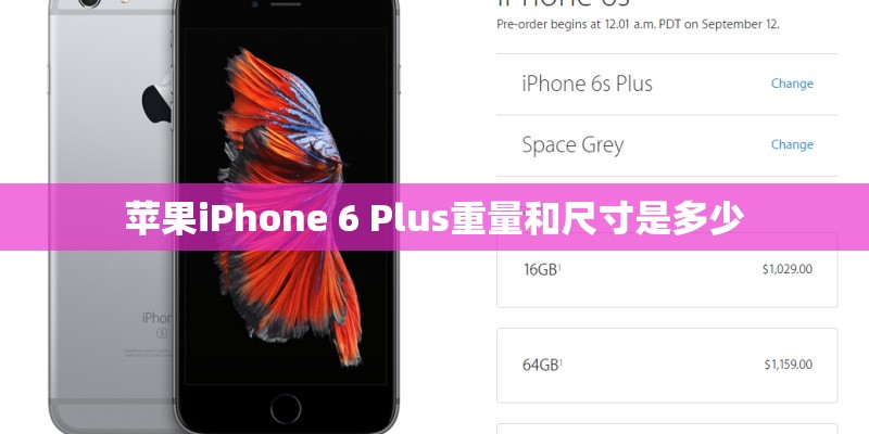 苹果iPhone 6 Plus重量和尺寸是多少