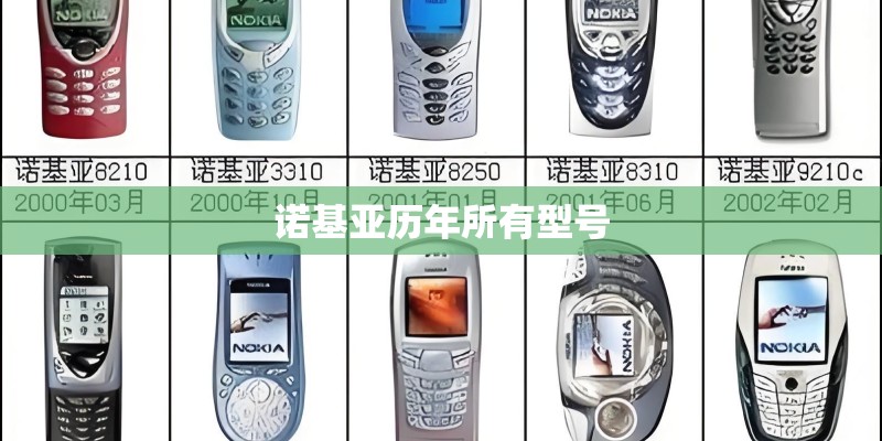 诺基亚历年所有型号