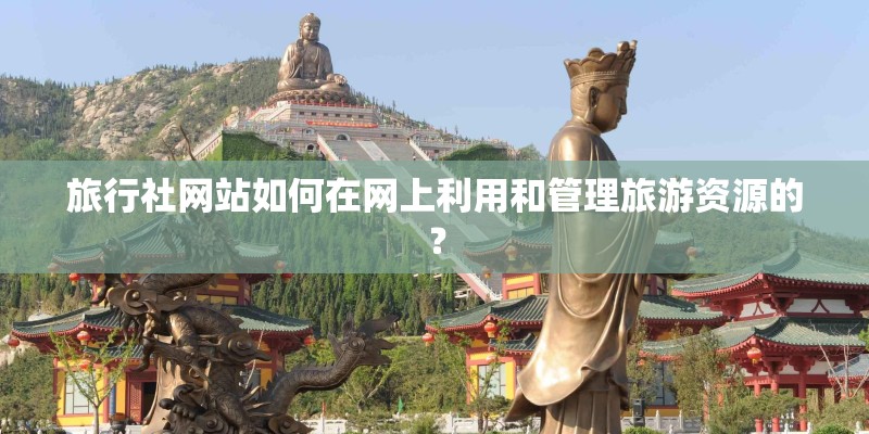 旅行社网站如何在网上利用和管理旅游资源的？