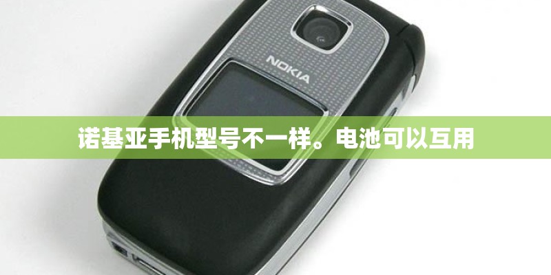 诺基亚手机型号不一样。电池可以互用