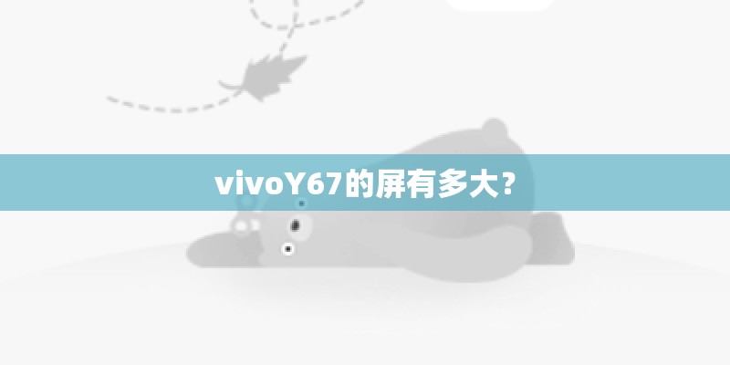 vivoY67的屏有多大？