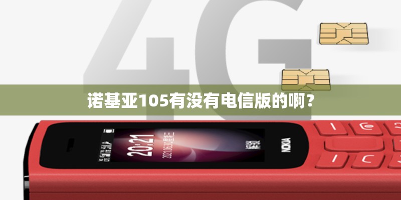 诺基亚105有没有电信版的啊？