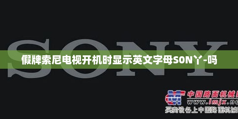 假牌索尼电视开机时显示英文字母S0N丫-吗